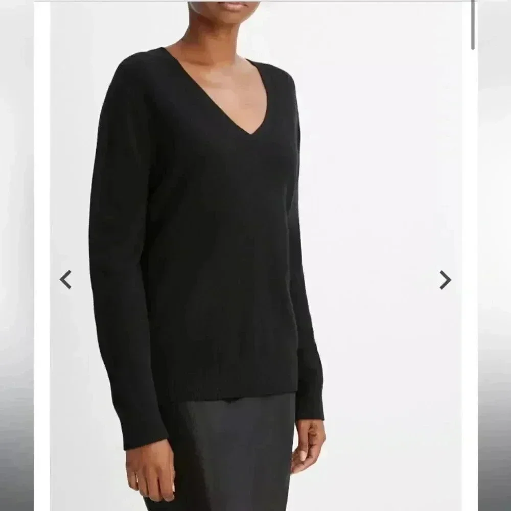 NWT Vince 100% Cashmere Weekend V-Neck Sweater size XL - Picture 10 of 11